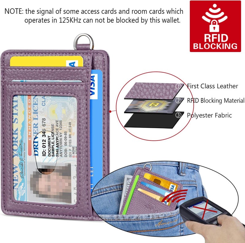 FurArt Slim Minimalist Wallet, Front Pocket Wallets, RFID Blocking, Credit Card Holder for Men - Image 5